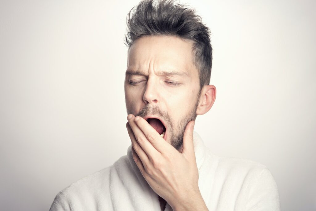 Man experiencing Jaw Pain