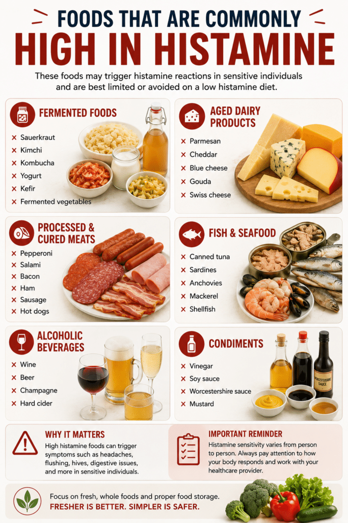 High Histamine Food List
